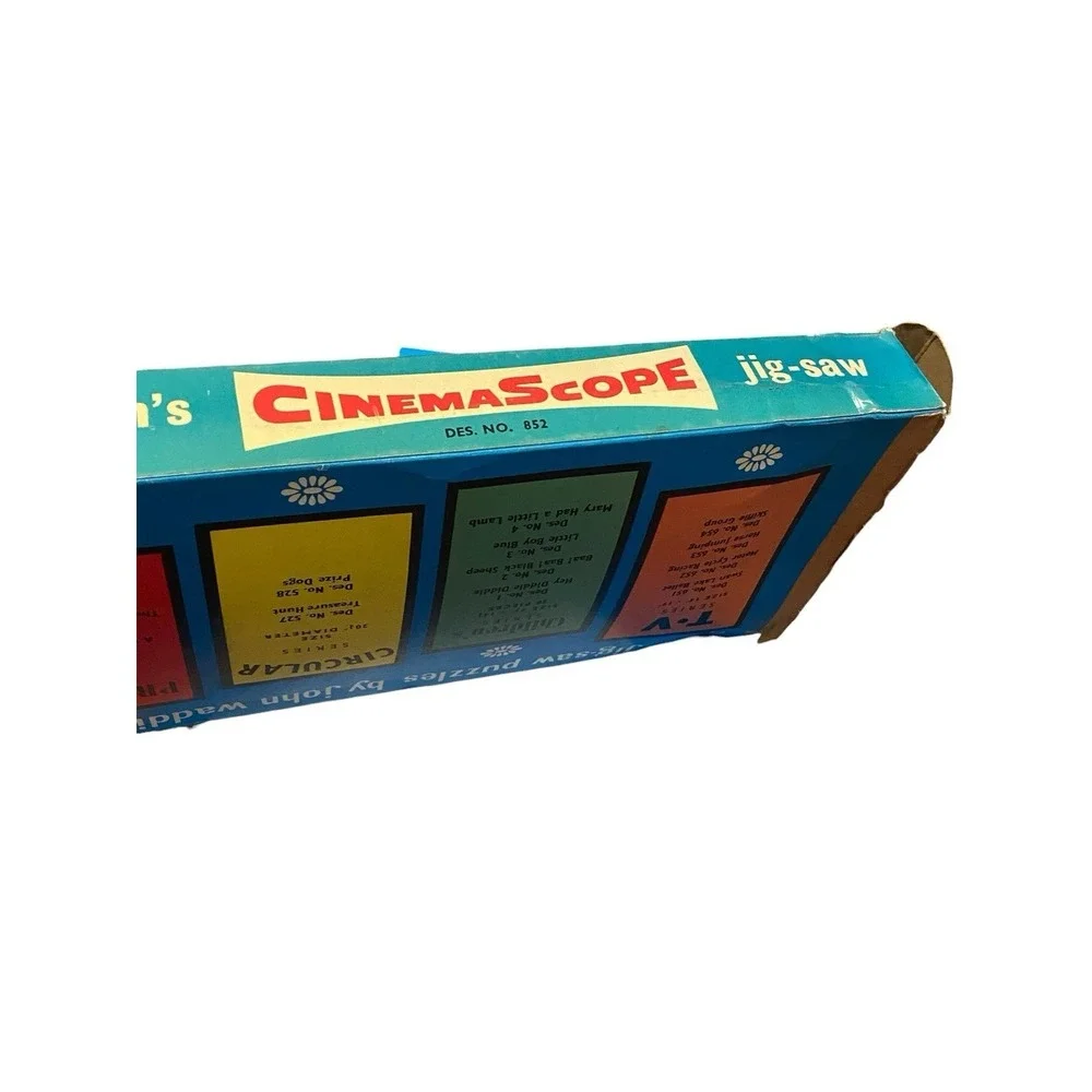 Vintage Waddingtons CinemaScope Paris Jigsaw Puzzle Untested 60's